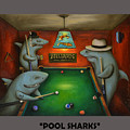 Pool Sharks with Lettering